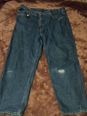 Kirklands Men's Relaxed Indigo Blue Denim Jeans